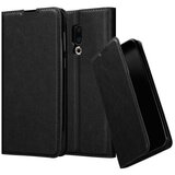Cadorabo Ohišje, združljivo z MEIZU 16 v nočna črna - Zaščitni ovitek z magnetnim zapiranjem, stoječo funkcijo in režo za kartice, (20550642) | Shoptok.si