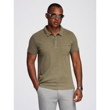 Ombre Men's polo t-shirt with decorative buttons Cijene