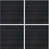  Tepih pločica Prugasta svjetlosiva 50 x 50 cm 4 pcs | shoptok.hr