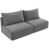 Makamii Siva baršunasti sklopiva/s prostorom za odlaganje sofa 216 cm Kalena – | shoptok.hr