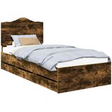  Krevetna konstrukcija s ladicama Dimljeni Hrast 90 x 200 cm | Eponuda.com