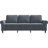  Trosjed tamnosivi 180 cm baršunasti | shoptok.hr
