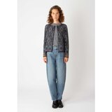 IVKO WOMAN zip kardigan/ ornament motiv - antracit 242722.018