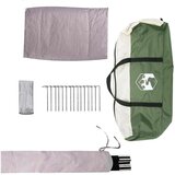 Šator s kupolom s krovom s pohranom Zelena 505 x 450 x 248 cm | shoptok.hr