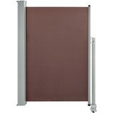 vidaXL Uvlačiva bočna tenda za terasu 120 x 300 cm smeđa Cijene
