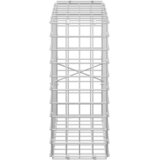  Gabion s 5 mm žicom i mrežom 5x5 cm 50x20x50 cm Pocinčani čelik | shoptok.hr
