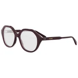 THIN Brown Geometric Eyeglasses - ONE SIZE (54)
