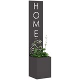  Privatnost u vrtu Crna 32 x 32 x 150 cm Hladno valjana čelična | shoptok.hr