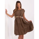 Italy Moda Dress-MI-SK-699921.02-brown | Shoptok.si