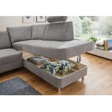 XORA SEDEŽNA GARNITURA, šenilja krem barve, bela | Shoptok.si