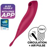 Satisfyer Stimulator Twirling Pro+ APP rdeč Cene