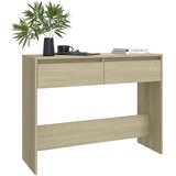  Konzolni stol boja hrasta 100 x 35 x 76,5 cm konstruirano drvo | shoptok.hr