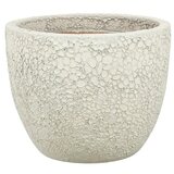  Okrogel cvetlični lonec Machu (Ø x V: 35 x 27 cm, Keramika, Bela) | Shoptok.si