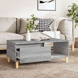  Klubska mizica siva sonoma 90x50x36,5 cm inženirski les, (20714283) | Shoptok.si