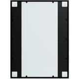 vidaXL Stensko ogledalo 3 kosi črno 80x60 cm kovinsko | Shoptok.si