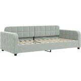 vidaXL Dnevni krevet na razvlačenje svjetlosivi 90 x 200 cm baršunasti | shoptok.hr