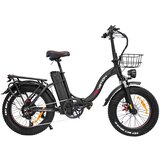 BENFUTO Električno kolo DrVetion CT20, 750 W motor, 48 V 15 AH baterija SAMSUNG, 20*4.0 pnevmatike, barvni zaslon, hidravlična kolutna zavora (črna | 15 AH), (21437335) | Shoptok.si