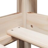  Visoki krevet s krovom 90 x 190 cm od masivne borovine | shoptok.hr