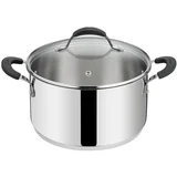 Lagostina kozica s pokrovom New Tempra 18 cm, 3,6 l, dvojni ročaj, indukcija, inox 18/10, steklo