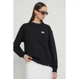 Dickies Bombažen pulover MILLERSBURG SWEATSHIRT W ženski, črna barva, DK0A4YQD