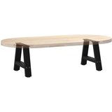  Noge za klubsko mizico v obliki črke A, 2 kosa, črne, 30 x (30-31) cm, jeklo, (22123936) | Shoptok.si
