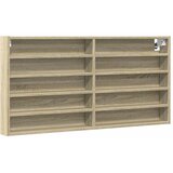  Vitrina boja hrasta sonome 100x8,5x50 cm konstruirano drvo | shoptok.hr