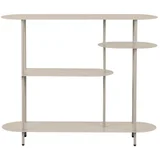 Bež kovinski regal 118x97x31 cm Rieti –
