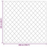  Poletna odeja Antracita in taupe 220 x 260 cm Mikrovlakna, (5000288238) | Shoptok.si