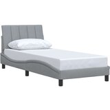 vidaXL Okvir kreveta bez madraca svjetlosivi 90x200 cm od tkanine | shoptok.hr
