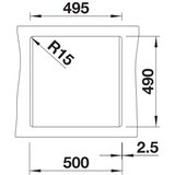 Blanco sudopera dalago 5 515x510/190 mm vulkan siva | ePonuda.com