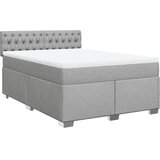  Krevet box spring s madracem svjetlosiva 160x200 cm tkanina | shoptok.hr