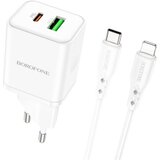  USB punjač sa kablom 1m Type-C to iPhone/lightning BOROFONE BN7 PD20W+QC3.0 set white Cijene