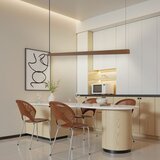  Immax NEO 07304L - LED prigušiva luster na sajli MADEIRA 33W/230V Wi-Fi Tuya 152 cm hrast | Eponuda.com