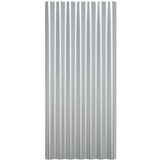 Krovni paneli 12 kom čelik obložen prahom srebrni 80x36 cm | shoptok.hr