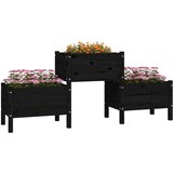  Sadilica crna 178,5 x 44 x 75 cm od masivne borovine | Eponuda.com