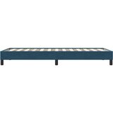  Okvir kreveta bez madraca tamnoplavi 80x220 cm baršun | shoptok.hr
