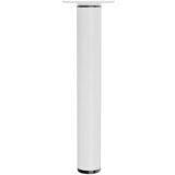 WALTECO Teleskopska pohištvena noga (Š x Do: 3 x 3 cm, Premer: 3 cm, Nastavitev višine: 21 cm - 35 cm, Nosilnost izdelka: 30 kg, Jeklo, Bela) Cene