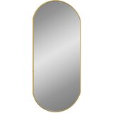 Maison Chic Stensko Ogledalo - Zrcalo - Kozmetično ogledalo zlato 80x35 cm ovalno, (21698013) | Shoptok.si