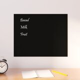 vidaXL Stenska magnetna tabla črna 50x40 cm kaljeno steklo | Shoptok.si