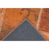 Kayoom RAVNO TKANA PREPROGA Faye 525 Gold 150/230 cm tkano zlate barve | Shoptok.si