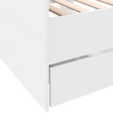  Dnevni krevet s ladicama bez madraca bijeli 90x190 cm | shoptok.hr