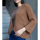 Gemre Dark Beige Nira Wrap Cardigan | shoptok.hr