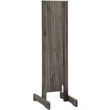  Rešetkasta ograda siva 150 x 80 cm od masivne jelovine | shoptok.hr