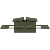 vidaXL Hranilka za piške s pedali Oljčno zelena 75 x 53 x 20,5 cm | Shoptok.si