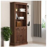Støraa Smeđa biblioteka od masivnog bora 181x31 cm Mille – | shoptok.hr
