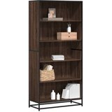  Polica za knjige smeđi hrast 80,5x35x170,5 cm izrađeno drvo | shoptok.hr