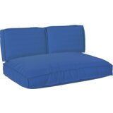  Set jastučića za palete s jastukom 3 pcs Kraljevsko plava | shoptok.hr