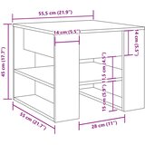  Stol za kavu staro drvo 55,5x55x45 cm konstruirano drvo | shoptok.hr