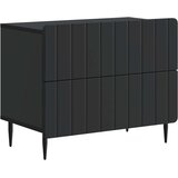  Noćni ormar Crna 62 x 34,5 x 49,5 cm Konstruirano drvo | shoptok.hr
