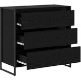  Kreveta Crni hrast 79 x 36 x 75.5 cm Konstruirano drvo | shoptok.hr